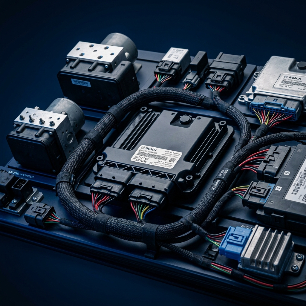 Módulos eletrônicos e peças elétricas automotivas